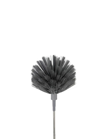 Brosse télescopique pour vitre de poêle à pellets - 2 pièces
