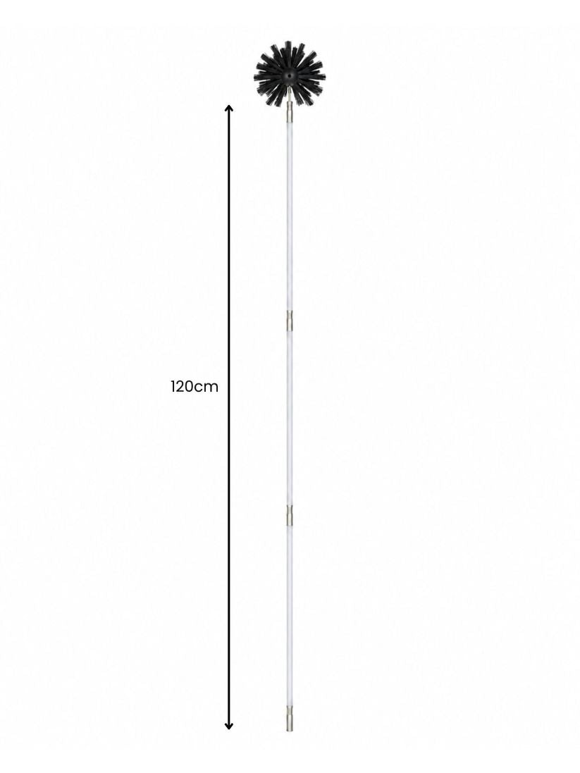 Brosse de nettoyage pour vitre de poêle à granulés | 120 cm | 3 pièces