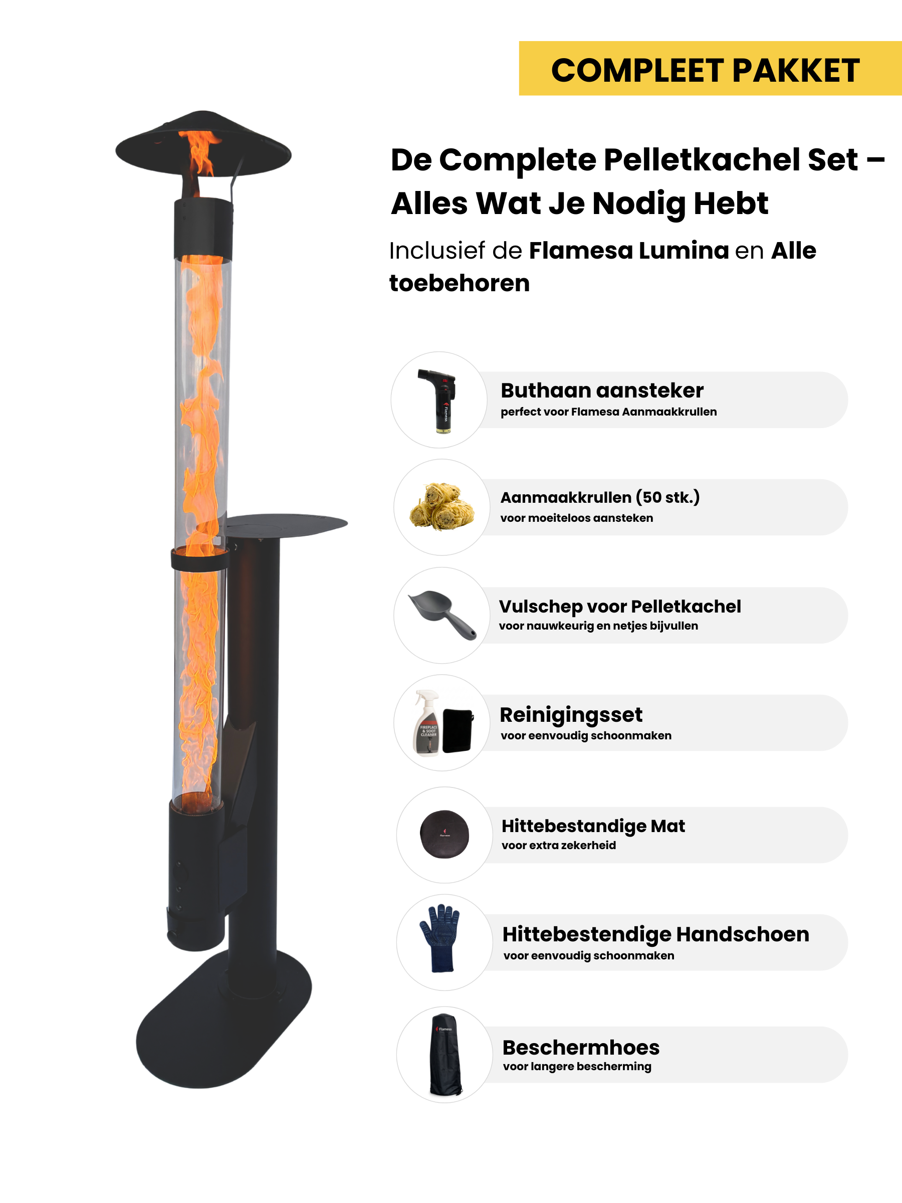 Pied réglable pour Solaro poêle à pellets | Flamesa®