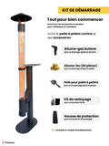Poêle à pellets kit de démarrage Lumina – ensemble complet avec accessoires