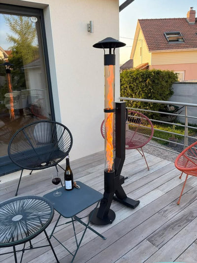 Parfait sous notre terrasse couverte.
